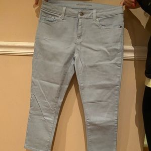 Michael Kors Pale Blue Ankle Jeans
